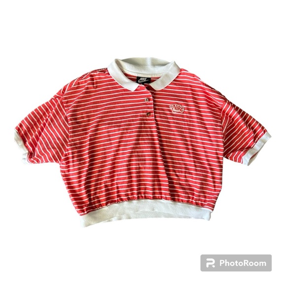 NIKE women's retro polo shirt size medium - Picture 2 of 4